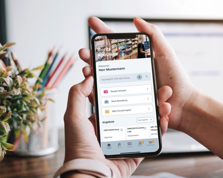 Digitale Rezepteinlösung per App in der Apotheke