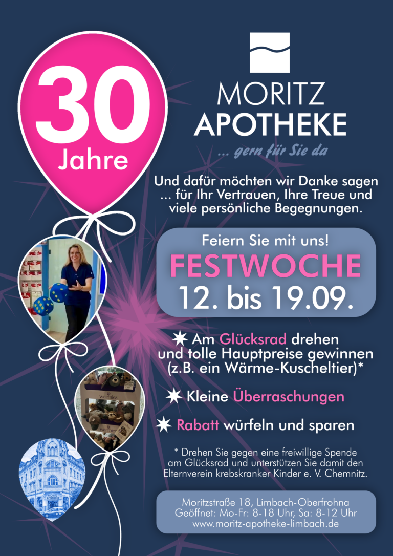 30 Jahre Moritz Apotheke: Festwoche